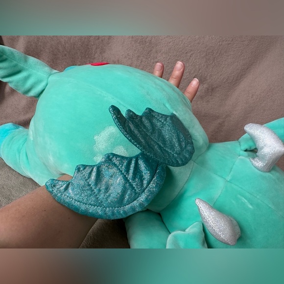 Kellytoy Hugmallow Dragon Miles Hugmee Squishmallow Plush Stuffed Animal Pillow - Picture 10 of 16